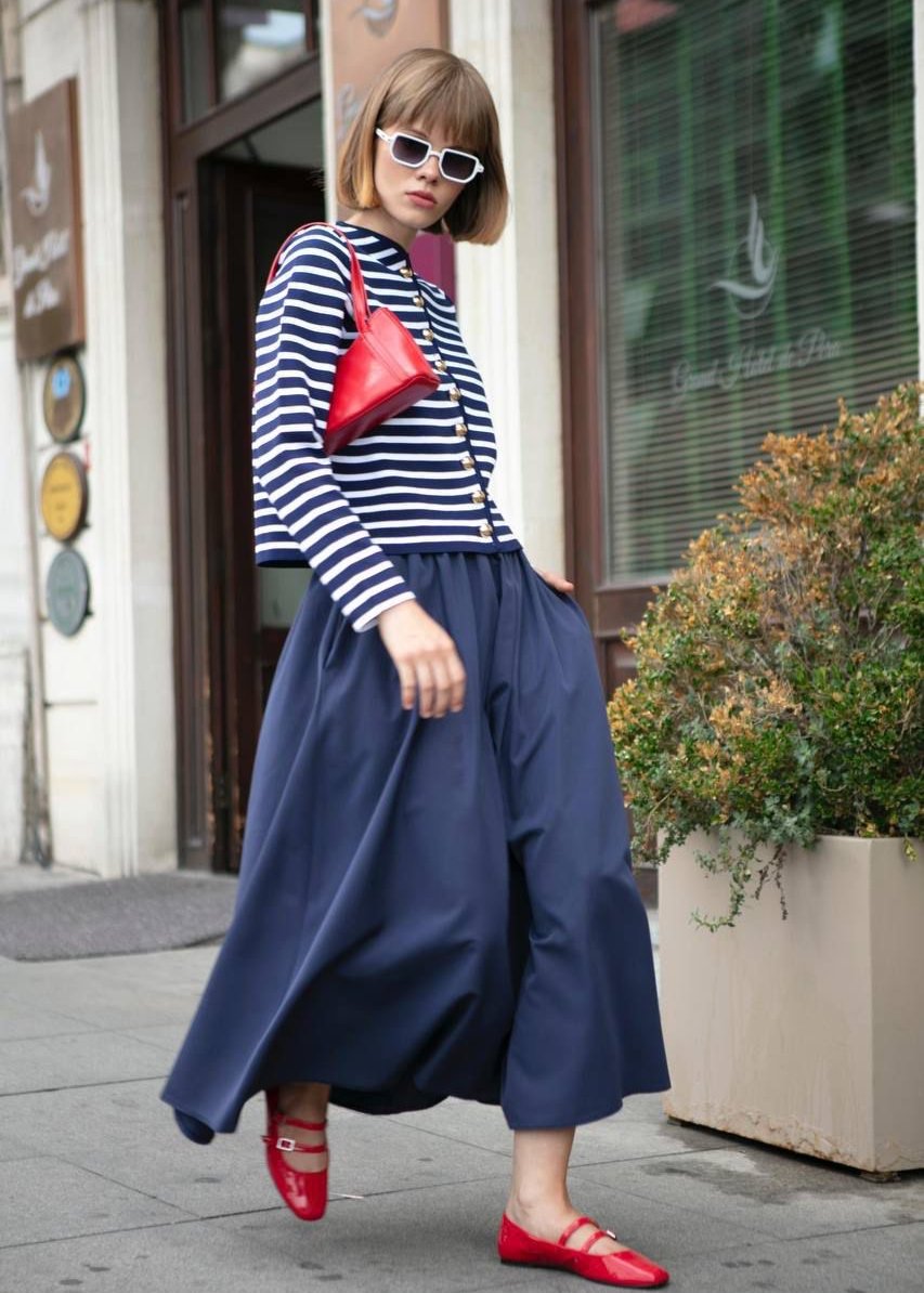 Blue/White Stripes Sweater