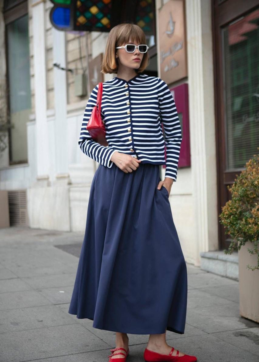 Blue/White Stripes Sweater