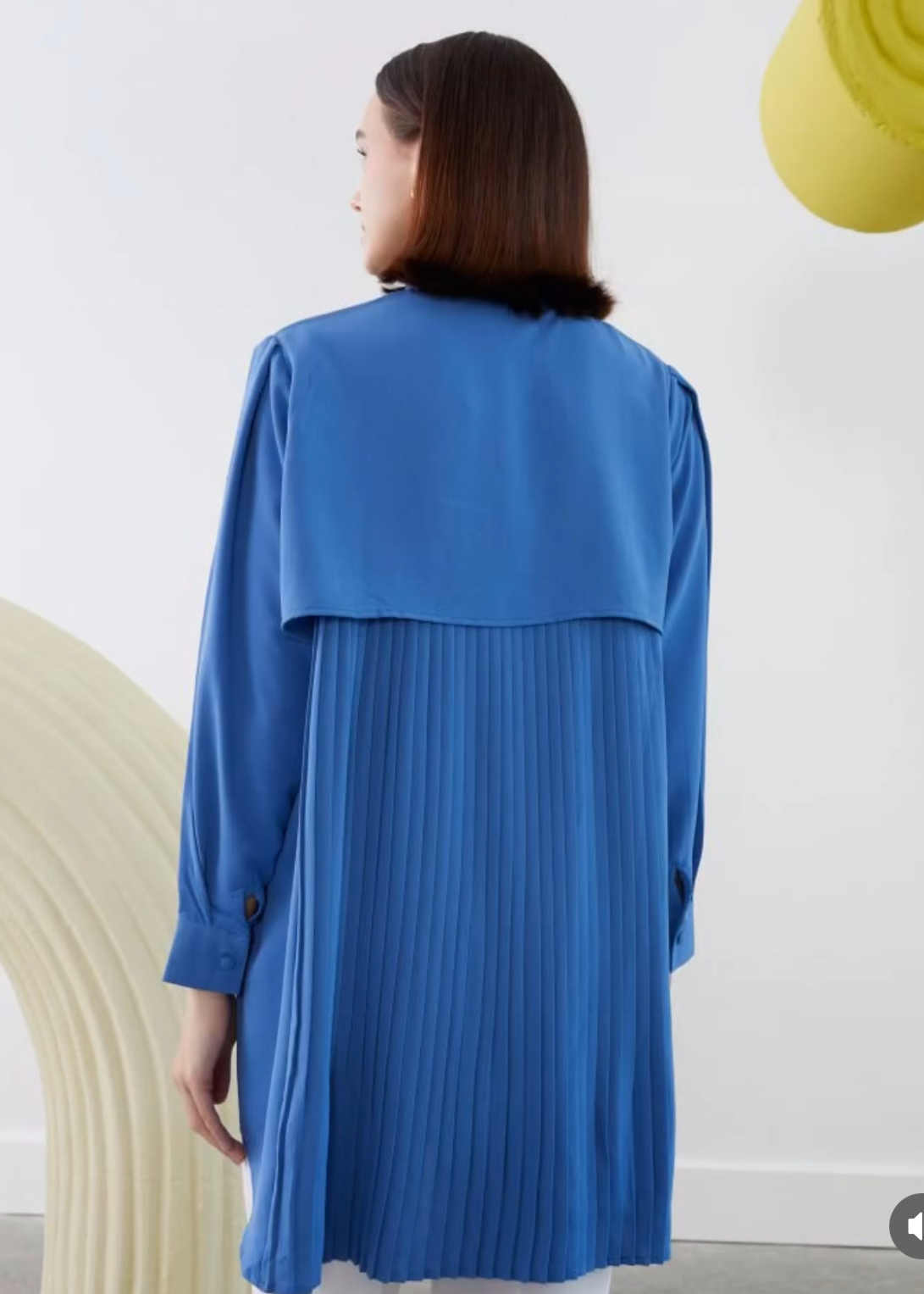 Pleated Back Tunic