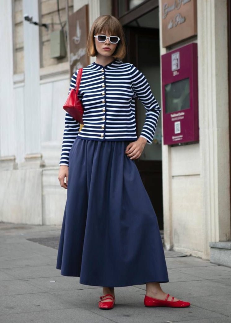 Blue/White Stripes Sweater